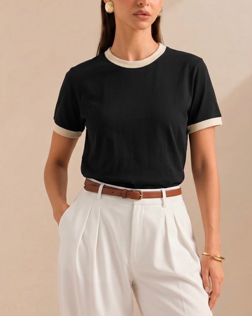 Black & Cream