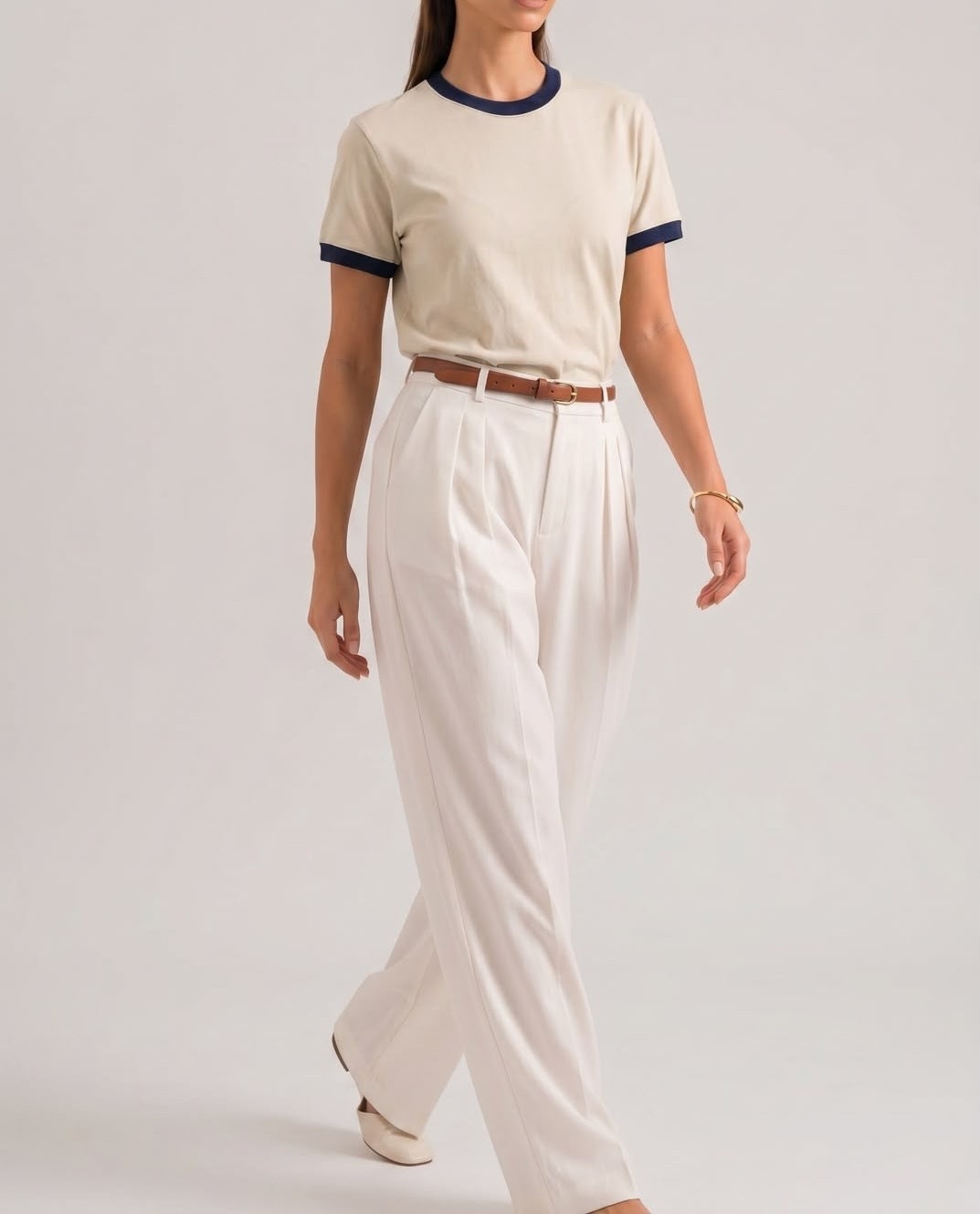 Cream & Blue